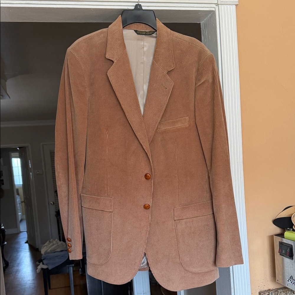 Classic Brown Corduroy Blazer